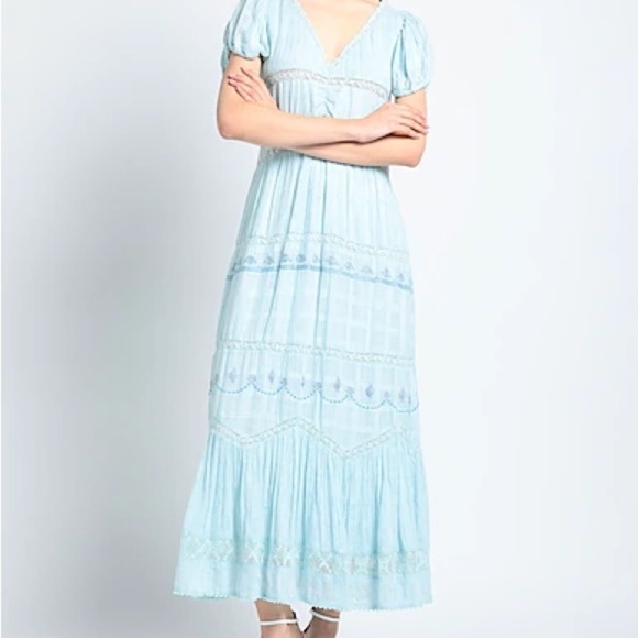 LoveShackFancy Sky Maxi Dress - Picture 3 of 14